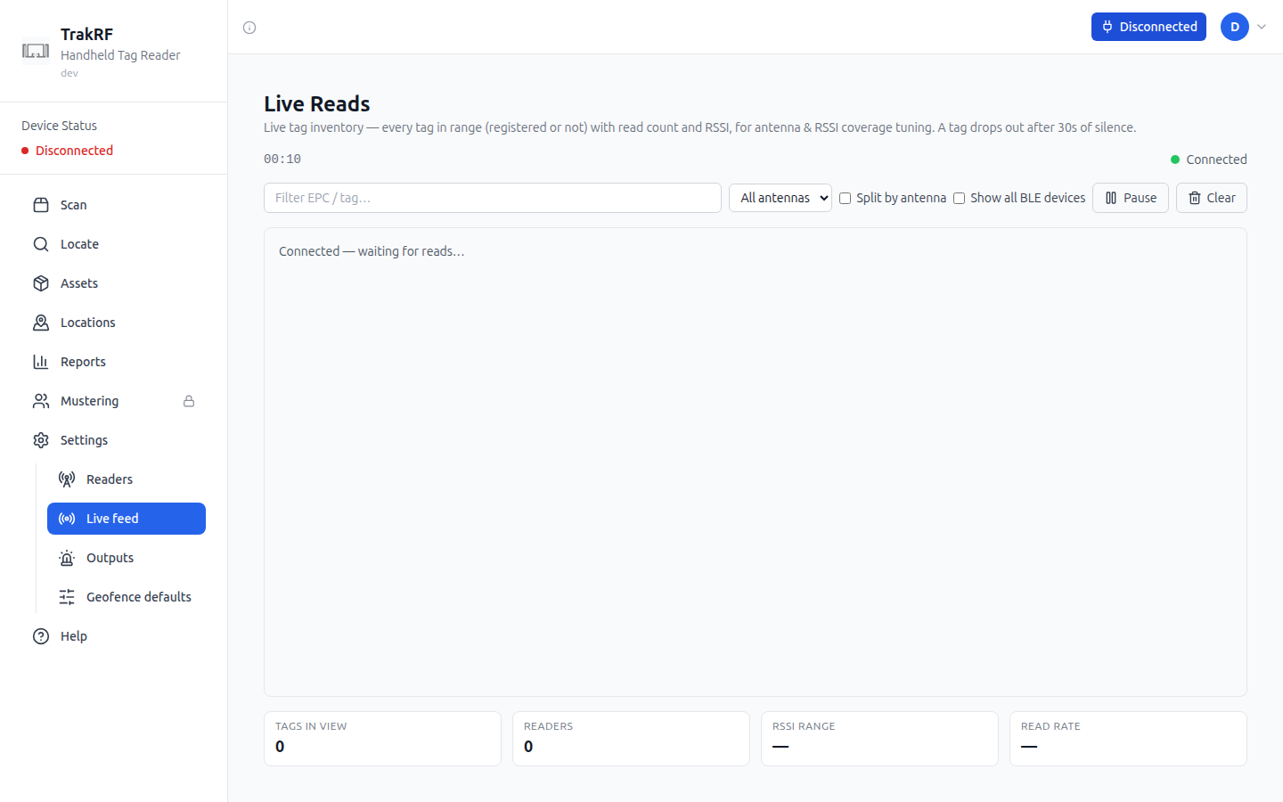 Live feed desktop screenshot