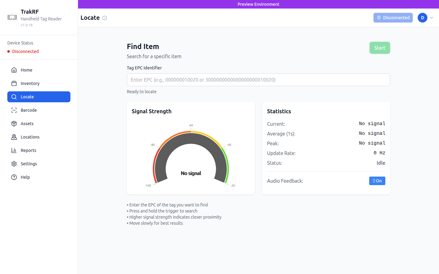 Locate desktop screenshot