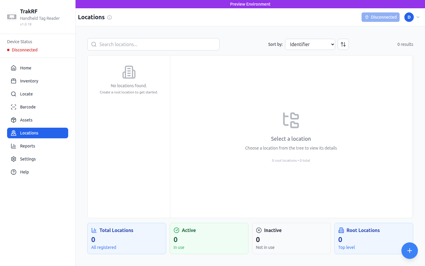 Locations desktop screenshot